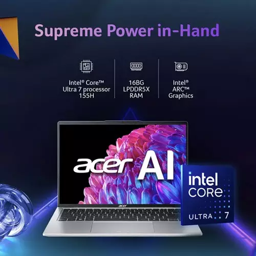 Acer Swift Go SFG14-73T Ultra 7 155H 14"  Touch Laptop