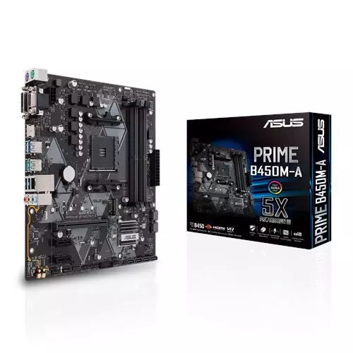 Asus PRIME B450M-A AMD Gen 2 AM4 mATX motherboard