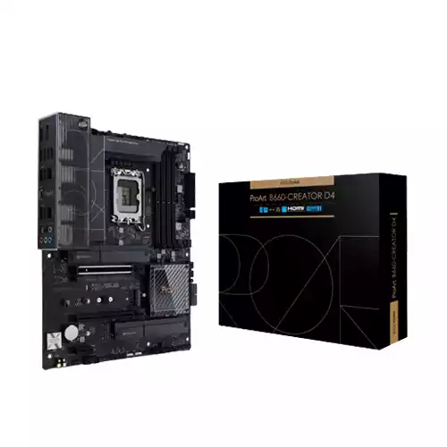 Asus ProArt B660-CREATOR D4 Intel 12th Gen Motherboard thumbnail