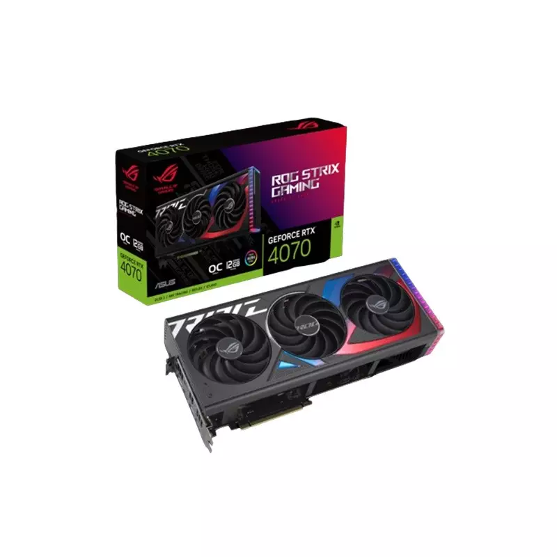 Asus ROG Strix GeForce RTX 4070 12GB GDDR6X OC Edition Graphics Card