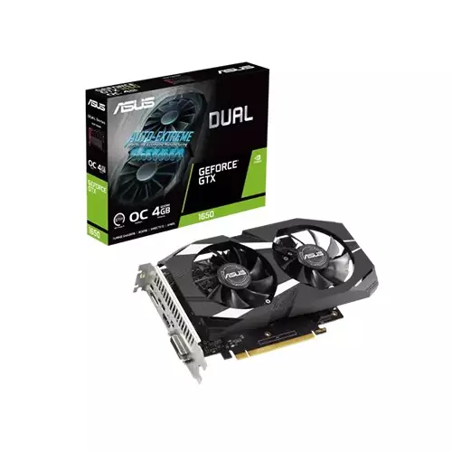 ASUS Dual GeForce GTX 1650 V2 OC Edition 4GB GDDR6 Graphics Card