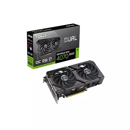 Asus Dual -RTX4070S-O12G-EVO NVIDIA GeForce RTX 4070 SUPER 12 GB Graphics Card