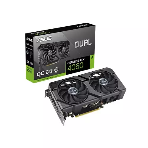 Asus Dual GeForce RTX 4060 EVO 8GB GDDR6X OC Graphics Card