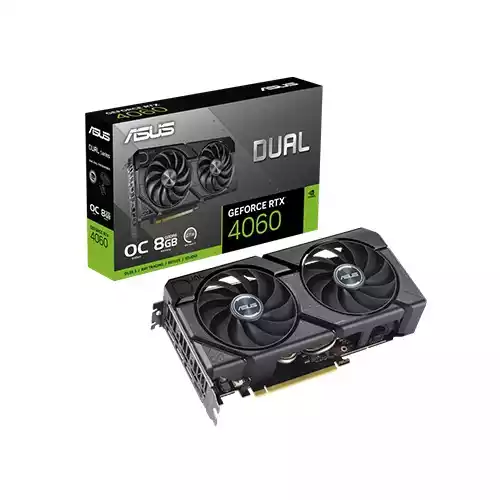 Asus Dual GeForce RTX 4060 EVO 8GB GDDR6X OC Graphics Card thumbnail