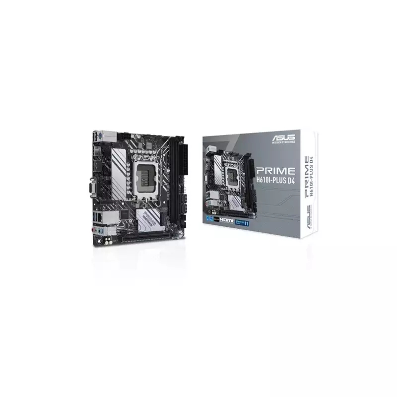 ASUS PRIME H610I-PLUS D4 DDR4 14th to 12th Gen ATX Motherboard