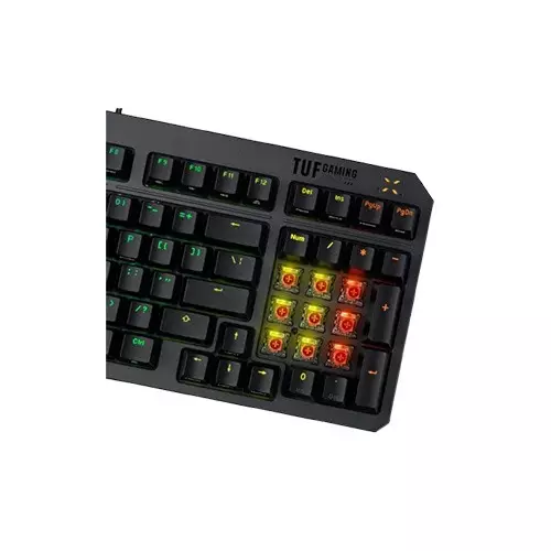 Asus RA07 TUF K3 Gen II ABS Doubleshot IP57 Red Switch Wired Gaming Keyboard (Black)-6