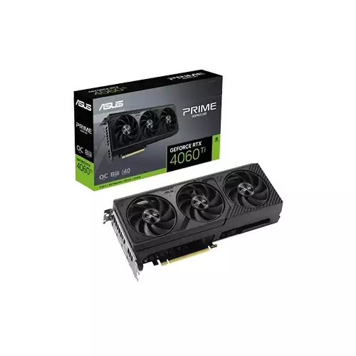 ASUS Prime GeForce RTX 4060 Ti OC Edition 128-bit 8GB GDDR6 Graphics Card