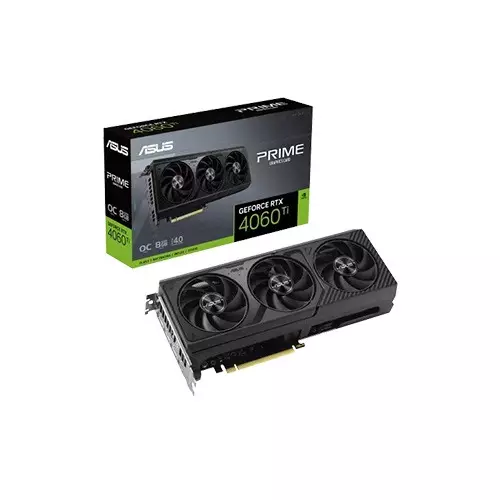 ASUS Prime GeForce RTX 4060 Ti OC Edition 128-bit 8GB GDDR6 Graphics Card