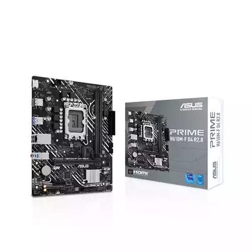 ASUS PRIME H610M-F D4 R2.0 Intel 14th & 13th Gen Micro-ATX Motherboard thumbnail