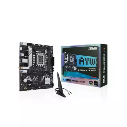 ASUS B760M-AYW WIFI D4 mATX Motherboard