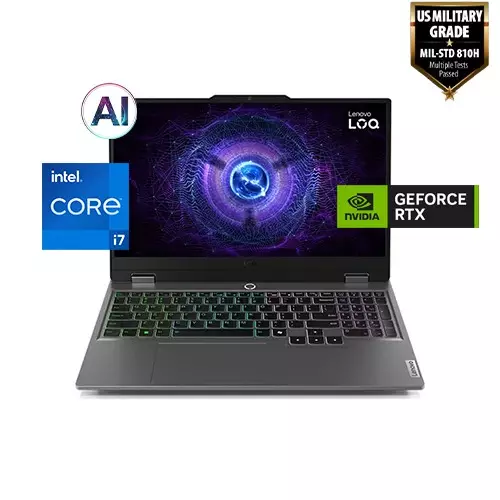 Lenovo LOQ 15IRX9 Core i7-14700HX 14th Gen 16GB RAM 1TB SSD RTX 4060 15.6-Inch FHD AI-Powered Gaming Laptop