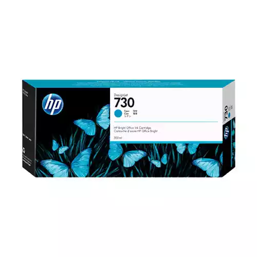 HP 730 300-ml DesignJet Cyan Ink Cartridge thumbnail
