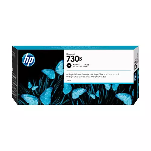 HP 730B 300-ml DesignJet Photo Black Ink Cartridge