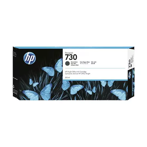 HP 730B 300-ml DesignJet Matte Black Ink Cartridge