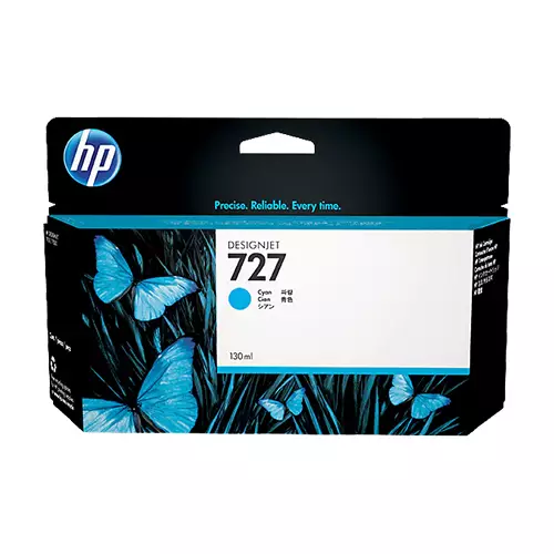 HP 727 130-ML DESIGNJET Cyan Ink CARTRIDGE