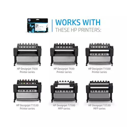 HP 727 130-ML DESIGNJET Cyan Ink CARTRIDGE-1