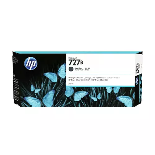 HP 727B 300-ml DesignJet Matte Black Ink Cartridge