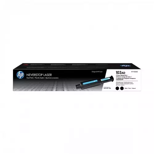 HP 103AD Dual Pack Black Original Neverstop Laser Toner
