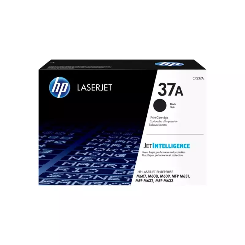 HP 37A LASERJET ORIGINAL BLACK TONER (FOR LJ M607, M608, MFP633)