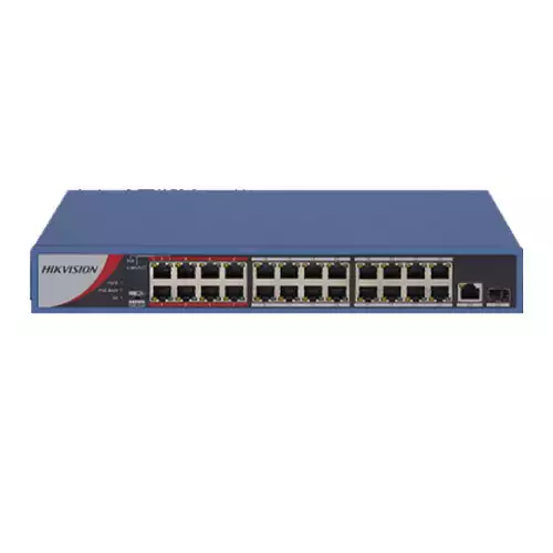 Hikvision  DS-3E0326P-E/M(B)  24 Port Fast Ethernet Unmanaged POE Switch
