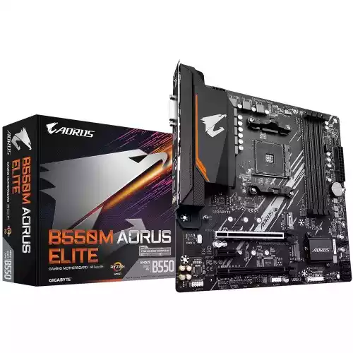 Gigabyte B550M Aorus Elite AMD 3rd Gen Micro ATX Motherboard thumbnail