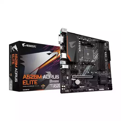 Gigabyte A520M Aorus Elite AMD AM4 MATX Gaming Motherboard thumbnail
