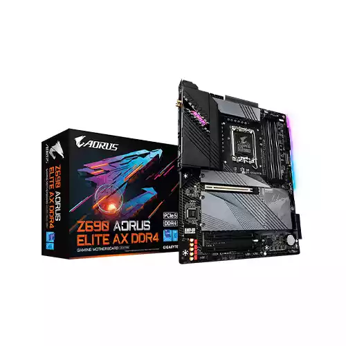 GIGABYTE Z690 AORUS ELITE AX DDR4 12TH GEN ATX WIFI MOTHERBOARD thumbnail