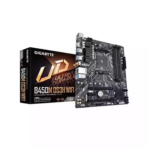Gigabyte B450M DS3H WIFI AM4 AMD Micro ATX Motherboard thumbnail