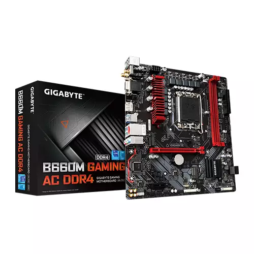 GIGABYTE B660M GAMING AC DDR4 12TH GEN INTEL MICRO ATX MOTHERBOARD