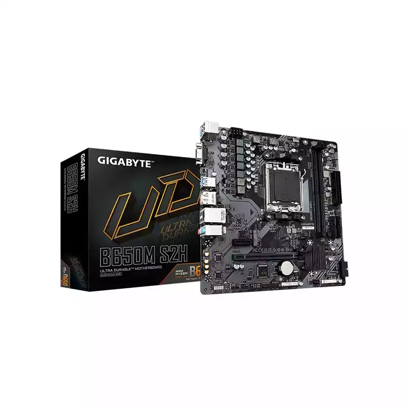 GIGABYTE B650M S2H AMD AM5 DDR5 MICRO ATX MOTHERBOARD thumbnail