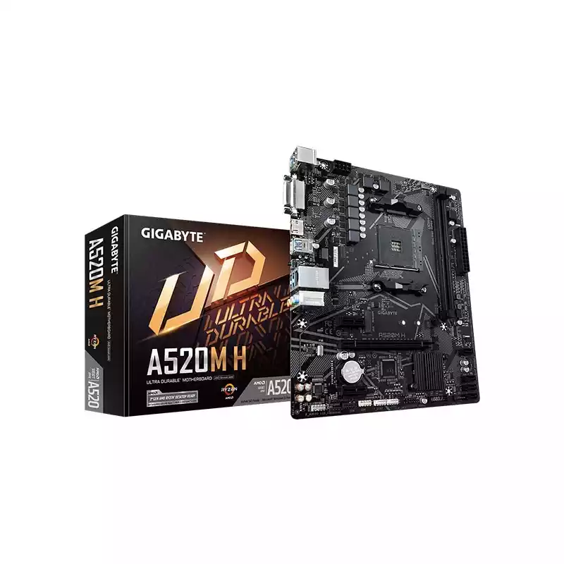 GIGABYTE A520M H AMD AM4 DDR4 MICRO ATX MOTHERBOARD thumbnail