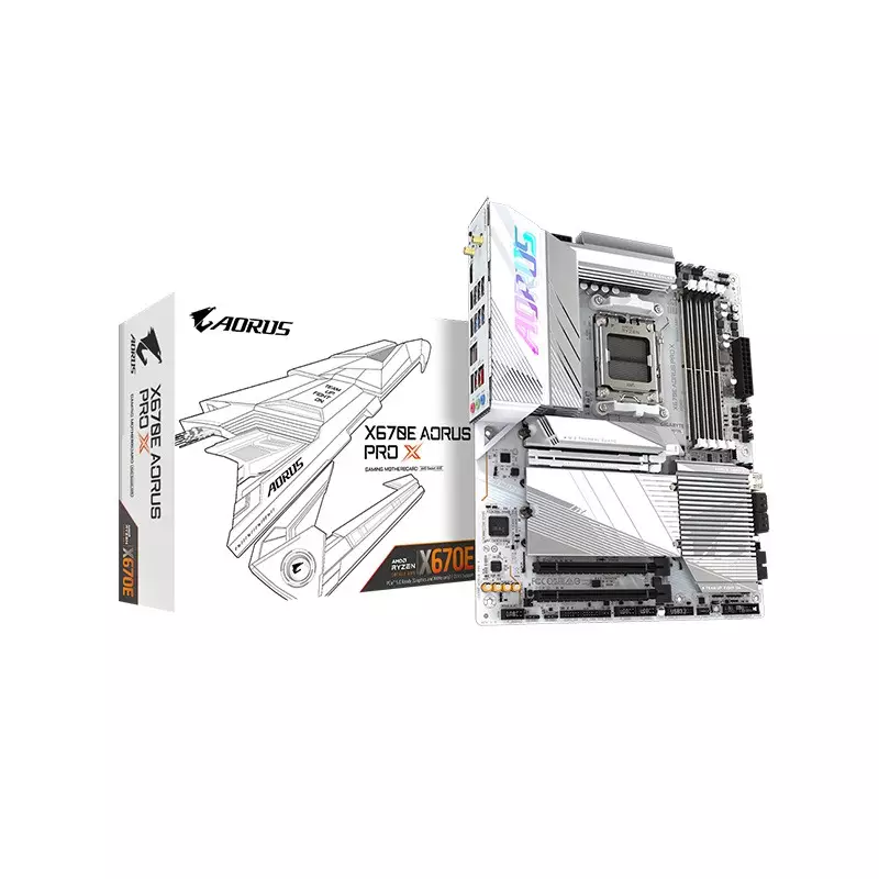 Gigabyte X670E AORUS PRO X DDR5 ATX AMD Gaming Motherboard