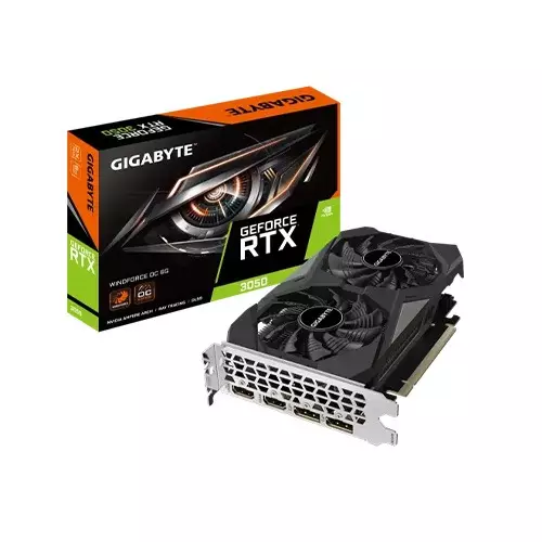 GIGABYTE GeForce RTX 3050 WINDFORCE OC 6GB GDDR6 Graphics Card