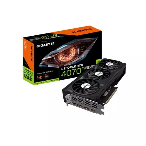 GIGABYTE GeForce RTX 4070 Ti Super WINDFORCE OC 16G Graphics Card