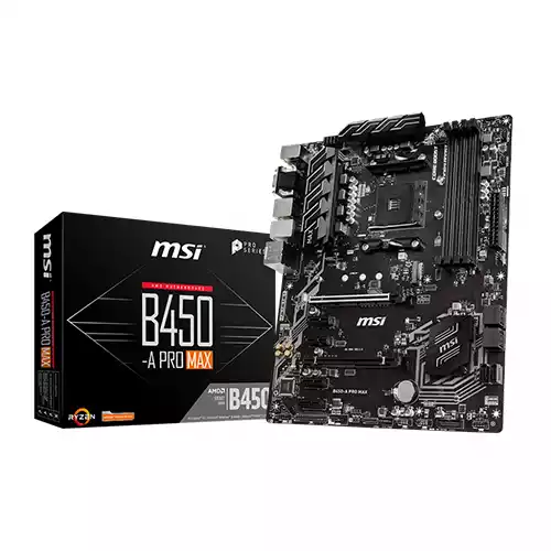 MSI B450-A PRO MAX AMD GAMING MOTHERBOARD thumbnail