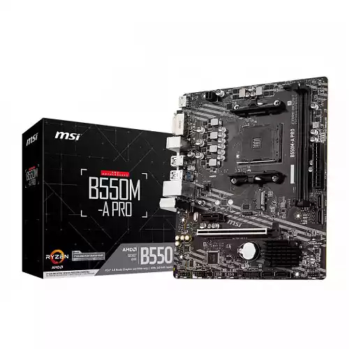 MSI B550M-A PRO AM4 Micro ATX Motherboard thumbnail