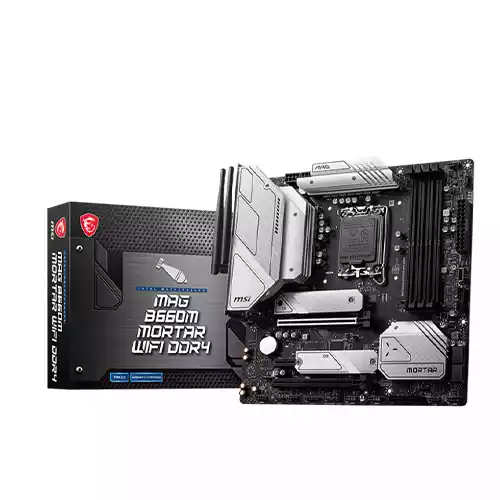 MSI MAG B660M MORTAR WIFI DDR4 INTEL 12TH GEN MOTHERBOARD thumbnail