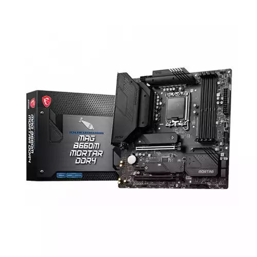 MSI MAG B660M MORTAR DDR4 12th Gen Micro-ATX Motherboard thumbnail