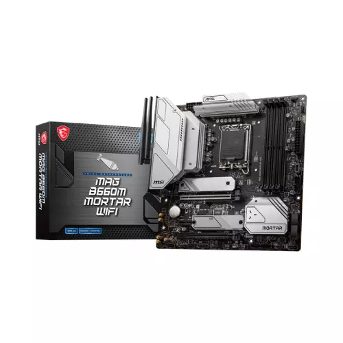 MSI MAG B660M MORTAR WiFi DDR5 12th Gen Micro-ATX Motherboard