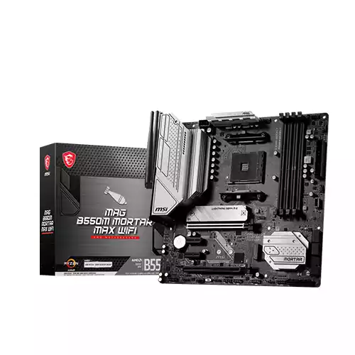 MSI MAG B550M MORTAR MAX WIFI AMD MICRO-ATX MOTHERBOARDS thumbnail