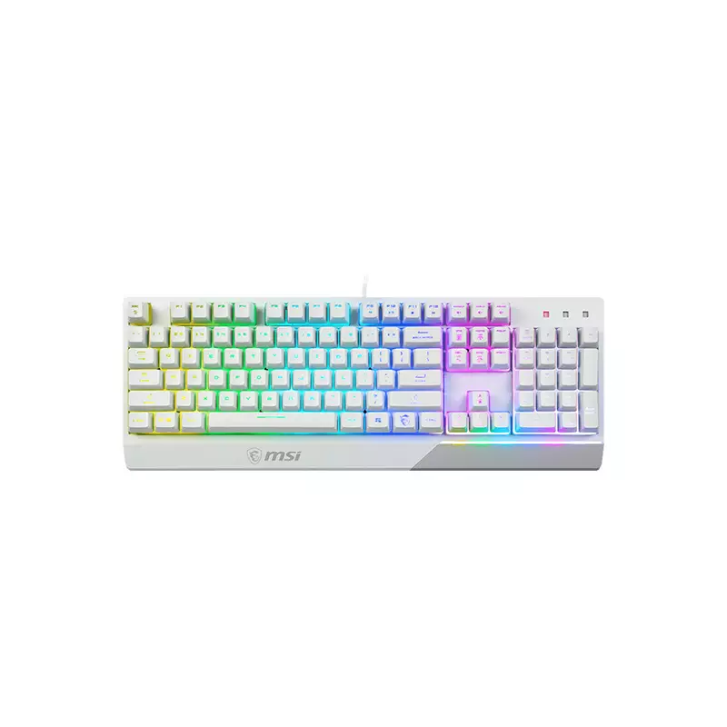 MSI VIGOR GK30 WHITE USB WIRED GAMING KEYBOARD