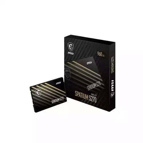 MSI SPATIUM S270 SATA 2.5 INCH 960GB SSD thumbnail