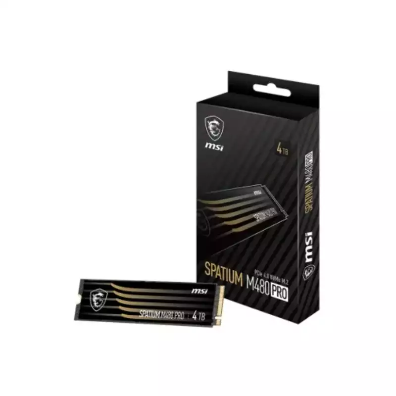 MSI SPATIUM M480 PRO 4TB PCIe 4.0 M.2 NVMe SSD
