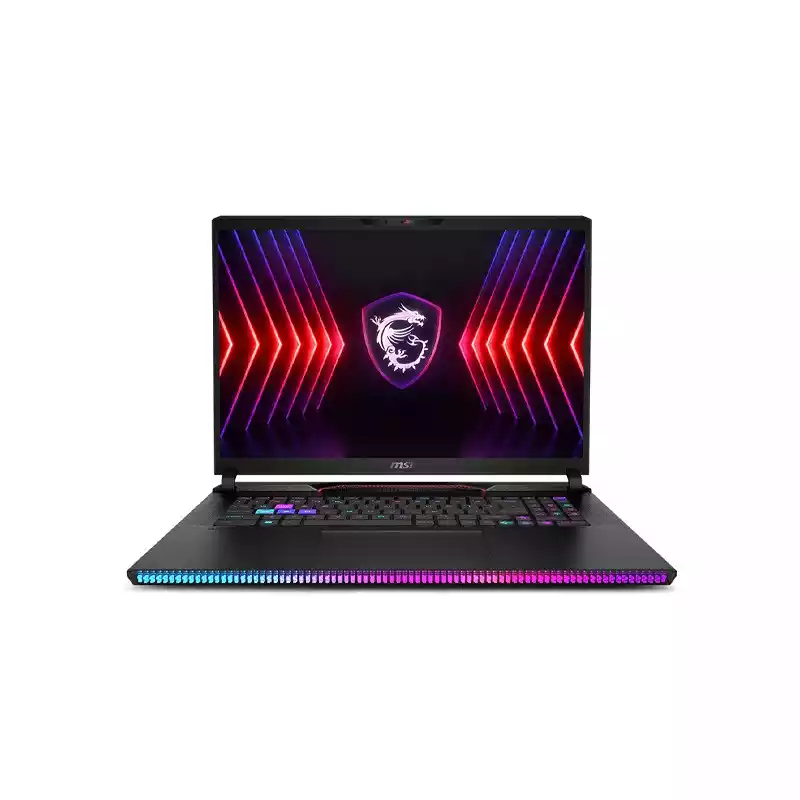 MSI Raider GE78 HX 14VHG Intel Core I9-14900HX 14th Gen RTX 4080 12GB Graphics 32GB DDR5 RAM 2TB SSD 17-Inch QHD+ 240Hz Display Core Black Gaming Laptop (687BD-BB91490X32GXXDX11PH) thumbnail