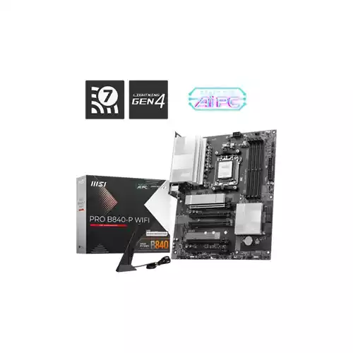 MSI PRO B840-P WIFI AM5 ATX AMD Motherboard thumbnail