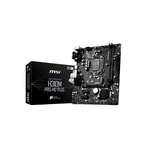 MSI H310M Pro-M2 Plus Intel H310 9th Gen DDR4 m-ATX Motherboard