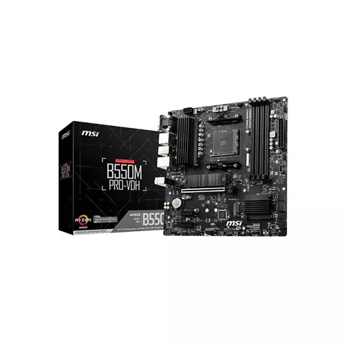 MSi B550M PRO-VDH AM4 AMD B550 DDR4 M-ATX Motherboard