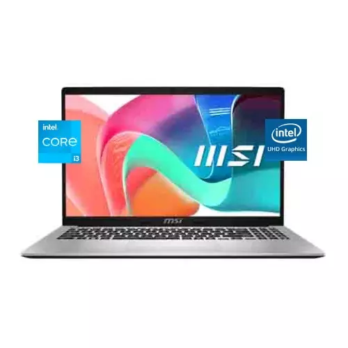 Msi Modern 14 F13MG Core i3 13th Gen 16GB RAM 512GB SSD 14-inch FHD Urban Silver Laptop