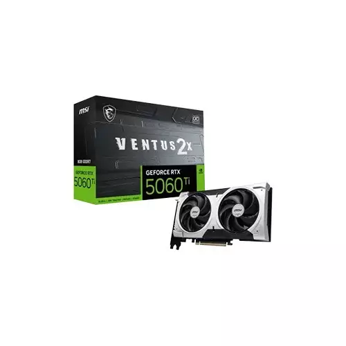 MSI GeForce RTX 5060 Ti 8G VENTUS 2X PLUS 8GB GDDR7 Graphics Card