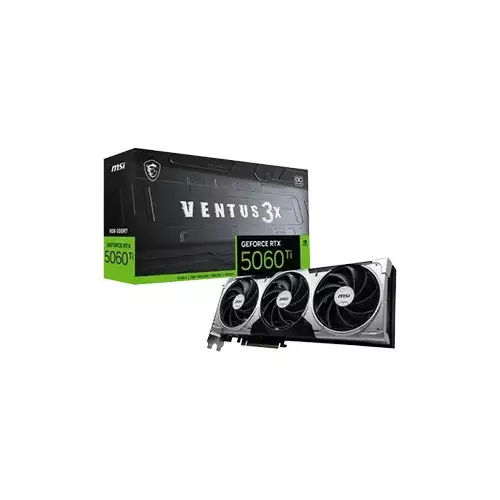 MSI GeForce RTX 5060 Ti 8G VENTUS 3X OC 8GB GDDR7 Graphics Card